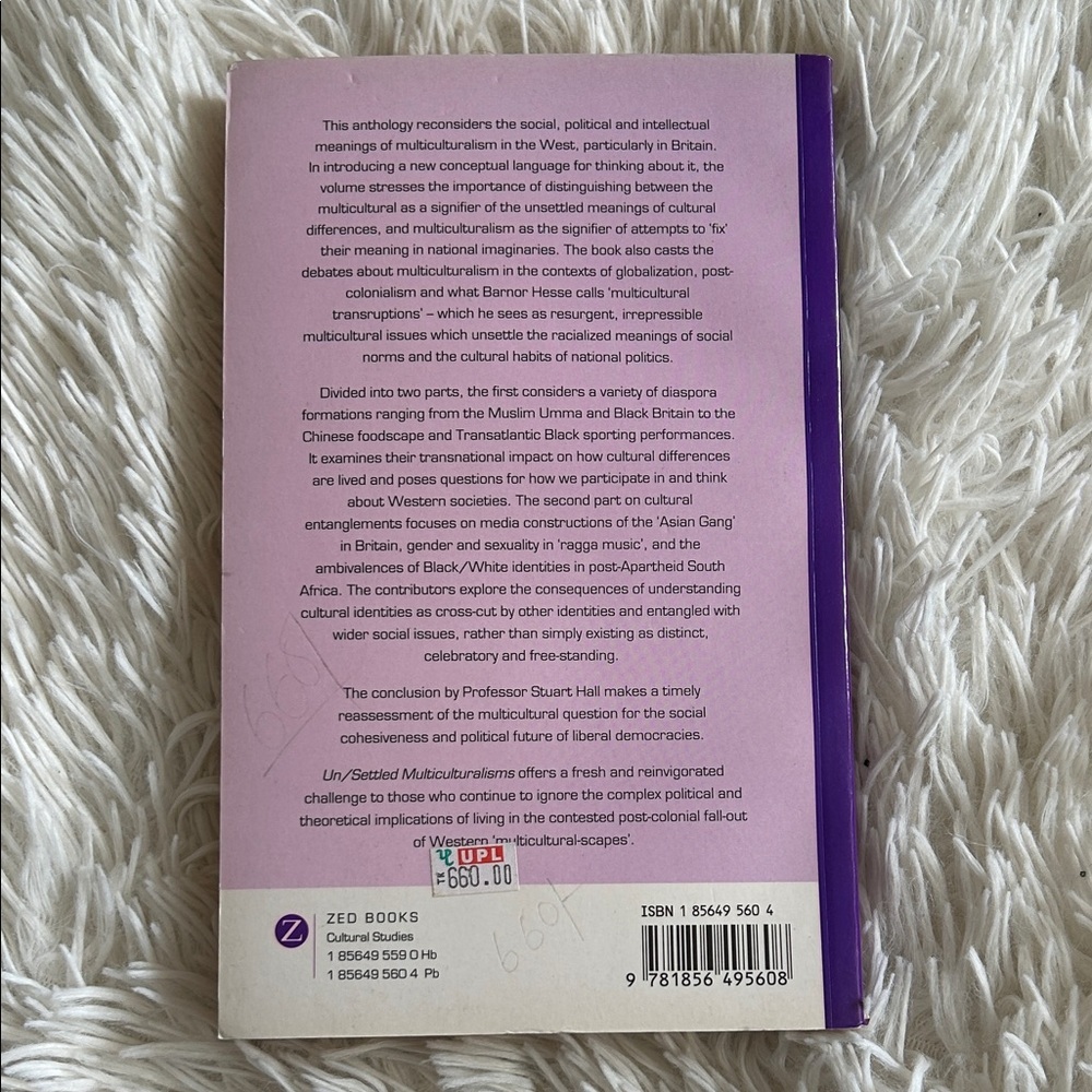 Un/settled Multiculturalisms Book, edited academic collection, 2000 - Picture 2 of 8
